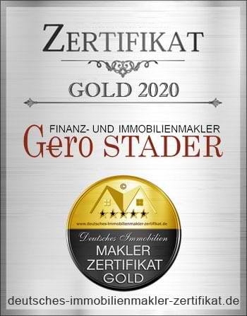 Zertifikat Gold 2020 - Gero Stader