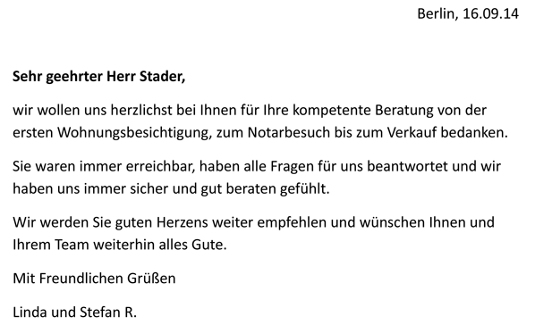 Brief aus Berlin-Mariendorf