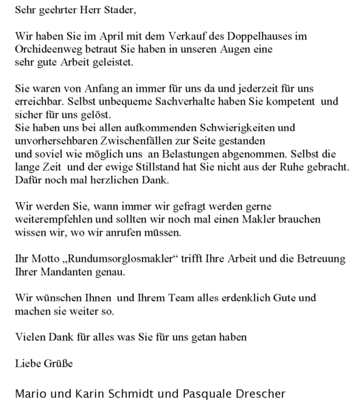 Brief aus Berlin Rudow