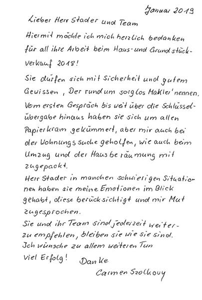 Brief aus Zeuthen