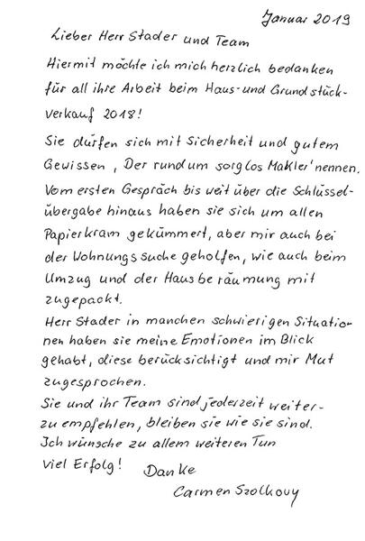 Brief aus Zeuthen