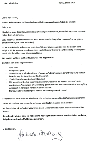 Brief aus Golßen-Gersdorf