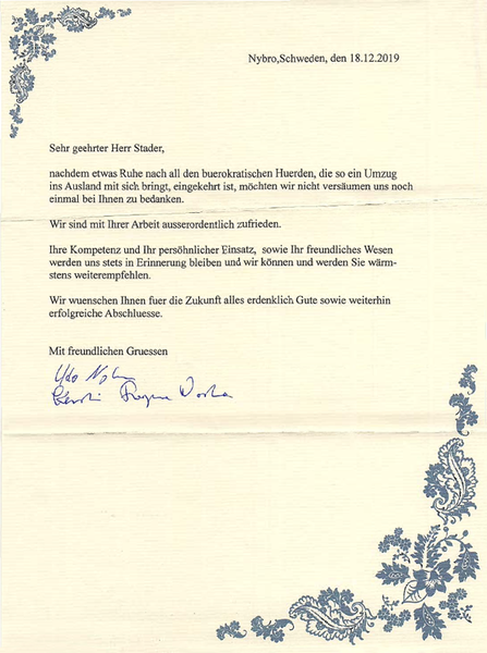 Brief aus Berlin Rangsdorf