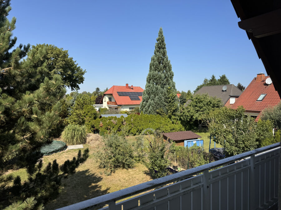 Blick von Balkon