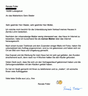Doppelhaushälfte Zernitz-Lohm - Referenz