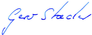 Gero Stader Unterschrift